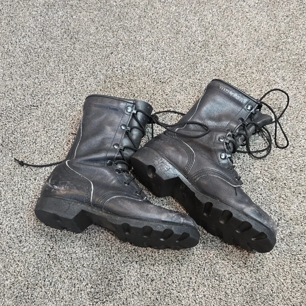 J4 -97 Mens Vintage Military Army Combat Lace Up Boots Tactical shoes sz 4.5W